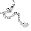 Tarnish Resistant 201 Stainless Steel Link Bracelets with Cable Chains LS-BJEW-P297-01P-C-3