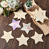 50Pcs Wood Cutouts DIY-SP0004-64A-03-3