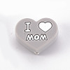 Mother's Day Food Grade Eco-Friendly Silicone Focal Beads LS-SIL-N002-10I-2