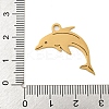 Ion Plating(IP) 304 Stainless Steel Pendants STAS-B056-10G-02-3