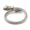 Alloy Round Snake Chain Bracelets BJEW-Z018-02P-2