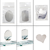 201 Stainless Steel Mirror Polished Finish Stamping Blank Tag Pendants STAS-BC0002-30P-3