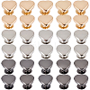 120Bags 3 Colors Iron Semi-Tublar Rivet Studs FIND-GF0008-27B-1