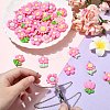 100Pcs 20 Styles Opaque Resin Pendants RESI-CJ0004-44-5