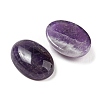 Oval Natural Amethyst Cabochons G-A136-C05-13x18mm-02-2