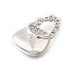 Brass Micro Pave Cubic Zirconia Pendants KK-C096-12P-2
