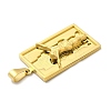 Ion Plating(IP) 304 Stainless Steel Religion Pendants STAS-E184-23G-3