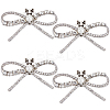 4Pcs Alloy Rhinestone Shoe Decoration AJEW-GF0009-28P-1