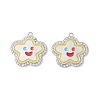 Alloy Enamel Pendants FIND-A029-04P-01-2