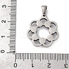 304 Stainless Steel Pendants STAS-L280-01P-02-3