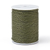 Round Waxed Polyester Cord X-YC-G006-01-1.0mm-37-1