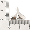 304 Stainless Steel Pendant Cabochon Settings for Enamel STAS-I202-18P-3