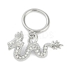 Brass Micro Pave Clear Cubic Zirconia Toggle Clasps LS-KK-K391-06P-1