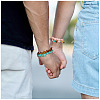 8Pcs Natural & Synthetic Gemstone Chips Stretch Bracelets for Women Men BJEW-TAC0037-8