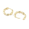 Brass Oval Hoop Earrings for Women EJEW-F347-01G-02-2