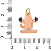 Printed 304 Stainless Steel Pendants SA-CBA4D1F-09G-K-3