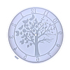 DIY Food Grade Silicone Round with Tree of Life Clock Molds TREE-PW0001-58A-1