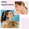 4Pcs 4 Colors Cloth Elastic Hair Accessories OHAR-LP0001-02-4