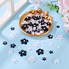 100Pcs 10 Styles Flower Resin Cabochons RESI-TA0004-28A-5