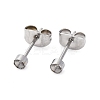304 Stainless Steel Stud Earring Findings LS-STAS-V003-09P-02-1