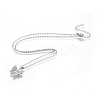 304 Stainless Steel Pendant Necklaces NJEW-E141-08-2