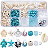 DIY Ocean Theme Bracelet Making Kit DIY-SC0023-36-1