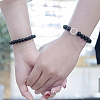 40Pcs 2 Colors Rack Plating Alloy Linking Rings FIND-GL0001-64-5