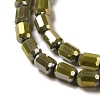 Electroplate Glass Beads Strands EGLA-D031-01G-3