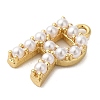 Plastic Imitation Pearl Pendants KK-P230-17G-R-2