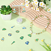 40Pcs 10 Styles Camping Equipment Series Alloy Enamel Pendants FIND-SC0019-16-3