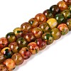 Dyed Natural Agate Beads Strands G-T142-03-4