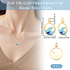 10Pcs Brass Enamel Pendants KK-BBC0028-96-2