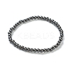 Synthetic Non-magnetic Hematite Beaded Stretch Bracelets BJEW-A117-A-22-2