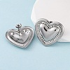 304 Stainless Steel Rhinestone Stud Earrings EJEW-K311-02P-3