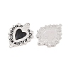 304 Stainless Steel Enamel Pendants STAS-K293-21P-2
