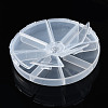 Flat Round Polypropylene(PP) Bead Storage Containers CON-S043-045B-3