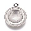 Non-Tarnish 304 Stainless Steel Pendants STAS-H119-09P-2