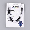 Natural Obsidian & Sodalite & Quartz Crystal Beads Strands G-Q614-01A-07-6