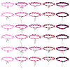 30Pcs 10 Styles Polyester Cord Bracelets BJEW-PH01983-1