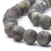 Natural Dragon Blood Stone Beads Strands X-G-T106-143-2