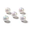 UV Plating Rainbow Iridescent Acrylic Beads X-PACR-D070-01F-1