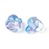 Electroplate Transparent Acrylic Beads LS-PACR-CJC0008-08E-2