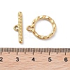 Ion Plating(IP) 304 Stainless Steel Ring Toggle Clasps X-STAS-A092-09B-G-3