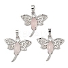 Rack Plating Brass Pendants G-Z033-09P-03-1