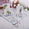 18Pcs 3 Style Carbon Steel Place Card Holders AJEW-SZ0001-80S-6