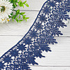 7.5 Yards Polyester Flower Lace Ribbon DIY-GO0001-77-4