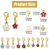 DIY Flower Pendant Decoration Kits DIY-YW0009-28-3