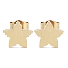 PVD Vacuum Plating 304 Stainless Steel Stud Earrings for Women EJEW-A048-46G-G-1
