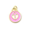 Brass Enamel Pendants KK-I378-04G-2