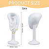 2Pcs Resin Imitation Ear Jewelry Display Stands ODIS-FG0001-89A-2